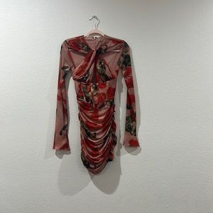 Xs floral mini dress house of cb